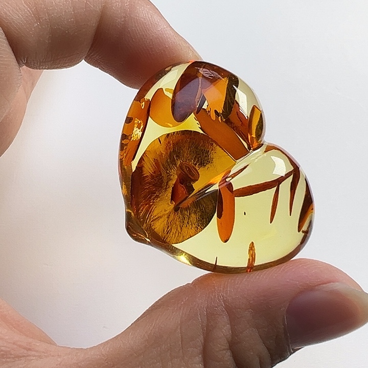 琥珀（花珀）未镶嵌颈饰