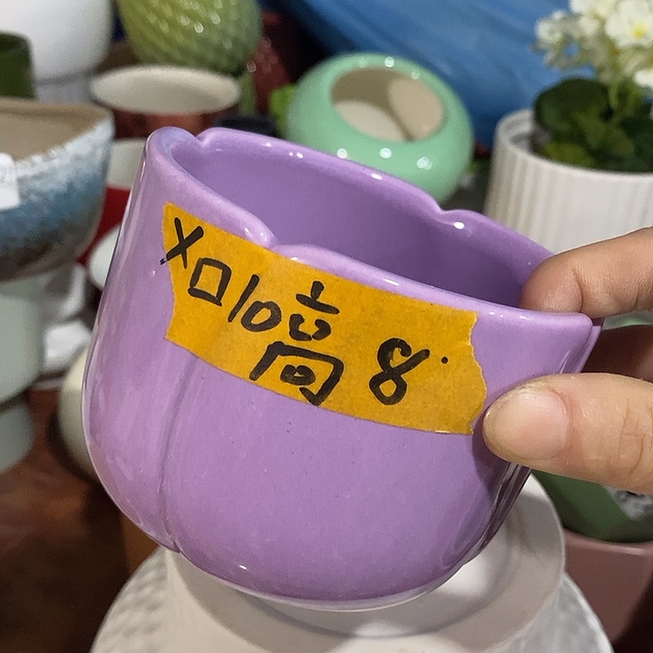 摆件陶陶盆有孔 瑕疵介意勿拍