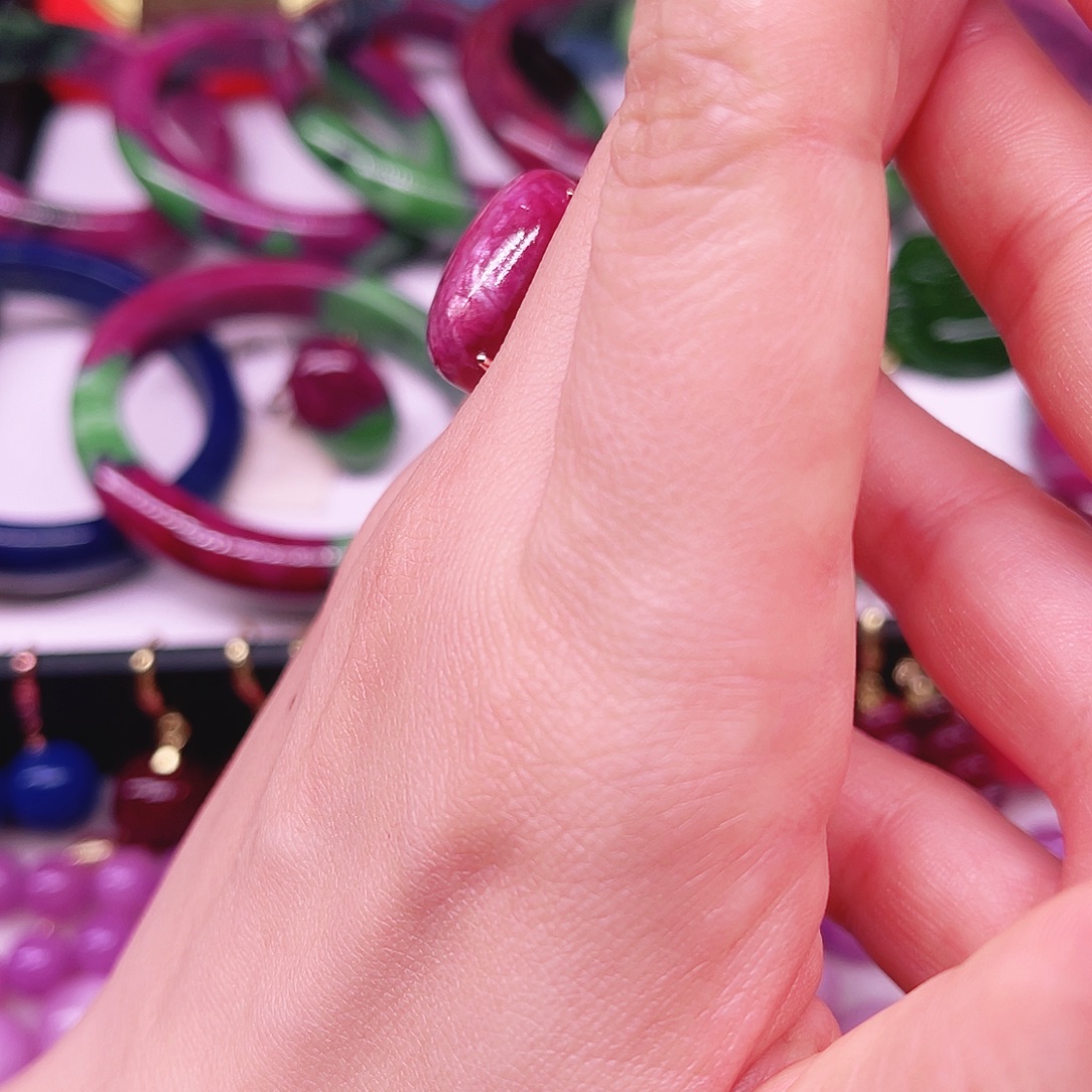 红宝石银S925镶嵌戒指