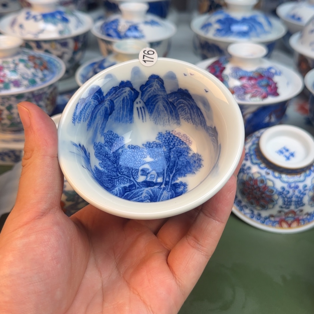 彦祖纯手工手绘茶具176