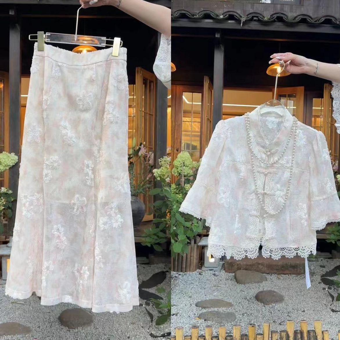 【婉婉定制】【春尽芳草】上衣裙子预CDX4TX252B