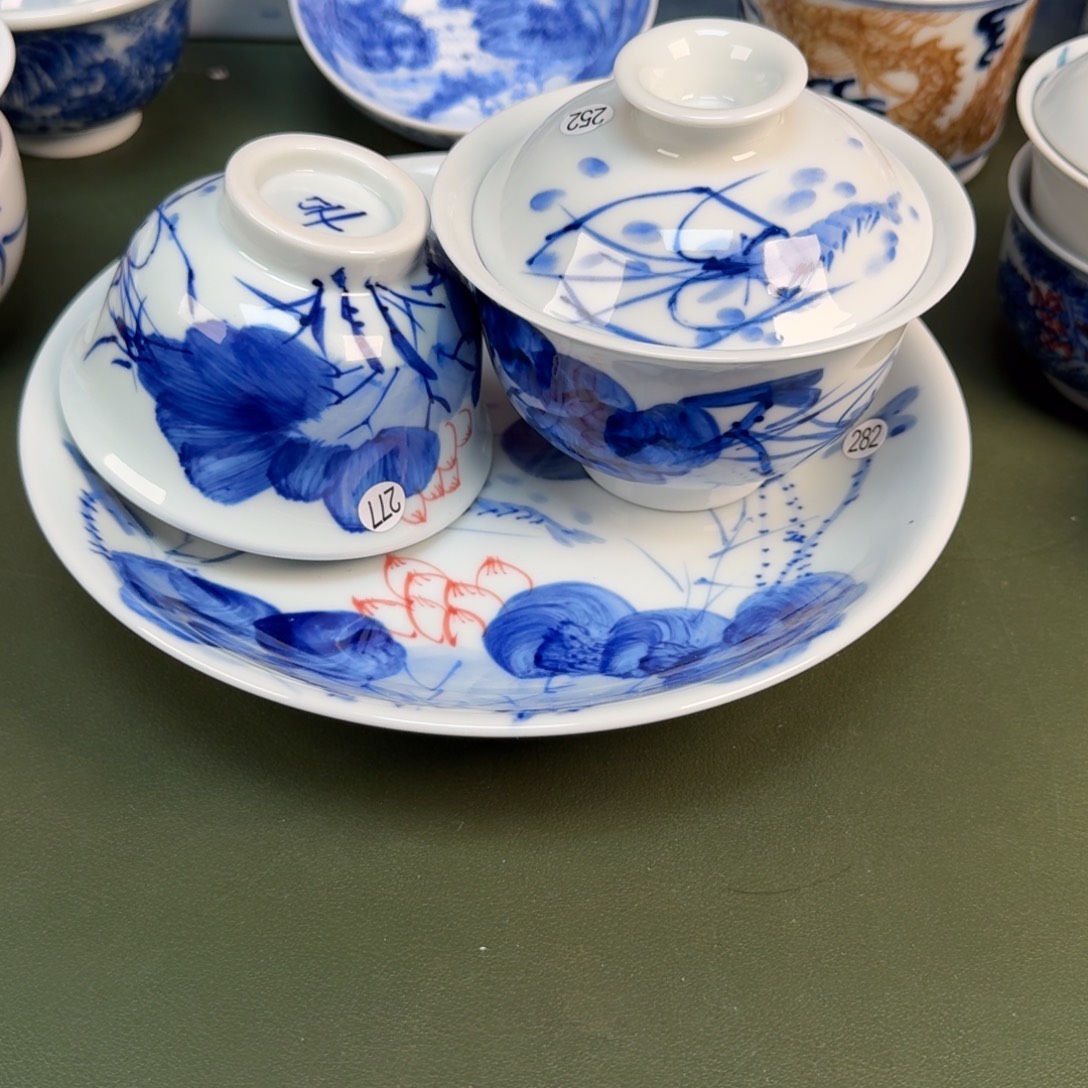 陶景德镇纯手绘茶具圆圆252，282，277