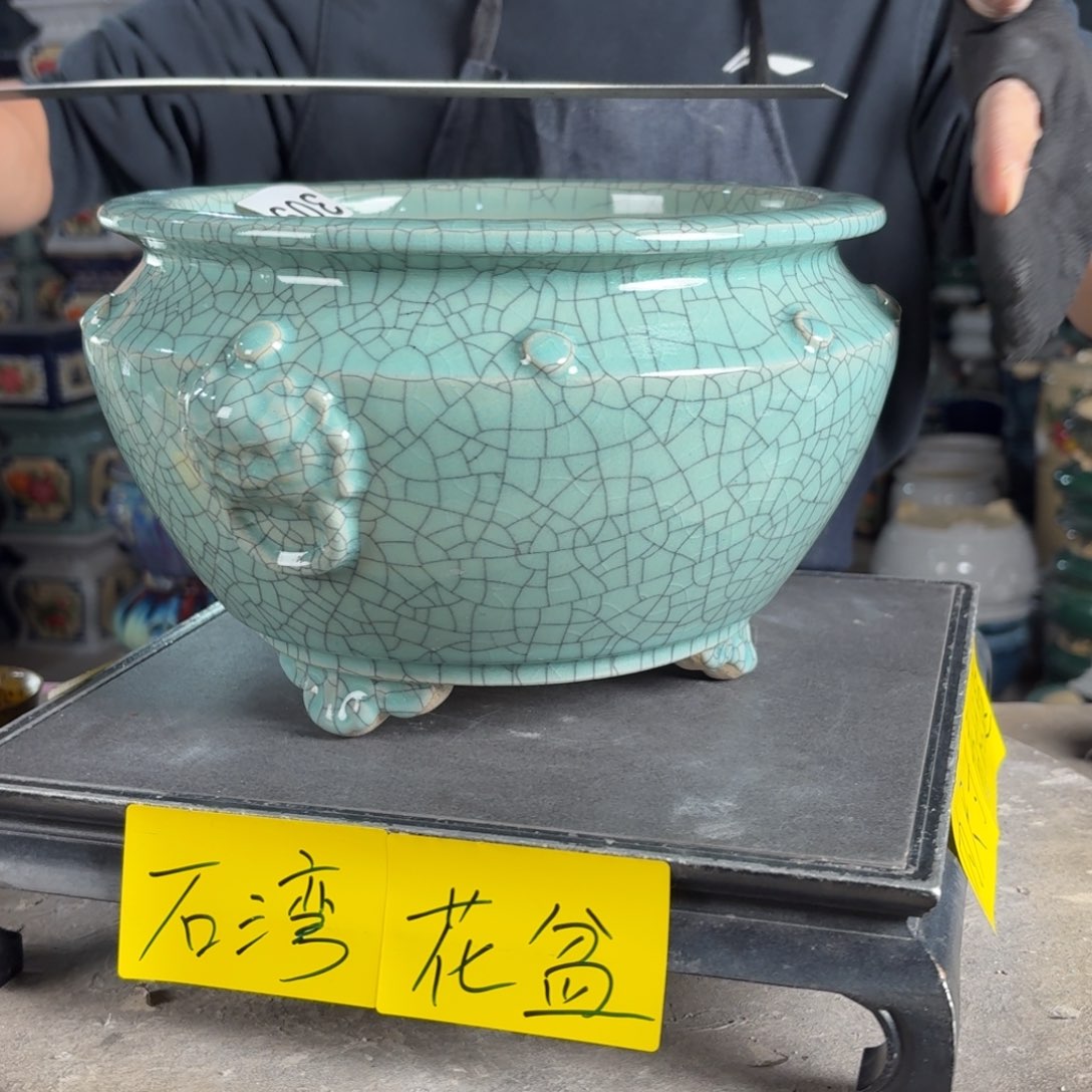 一风堂石湾花盆 内21*13编号310
