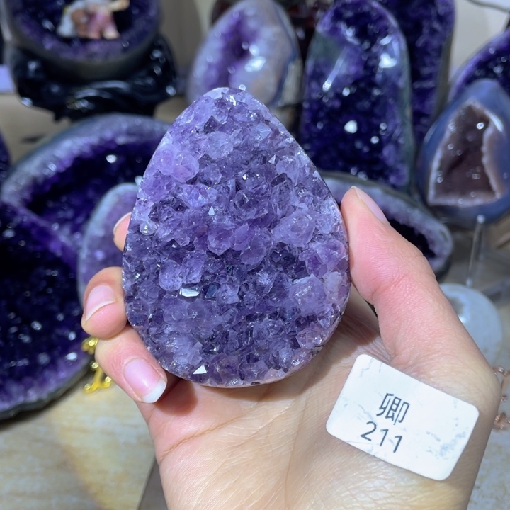 未镶嵌珠宝半成品紫晶