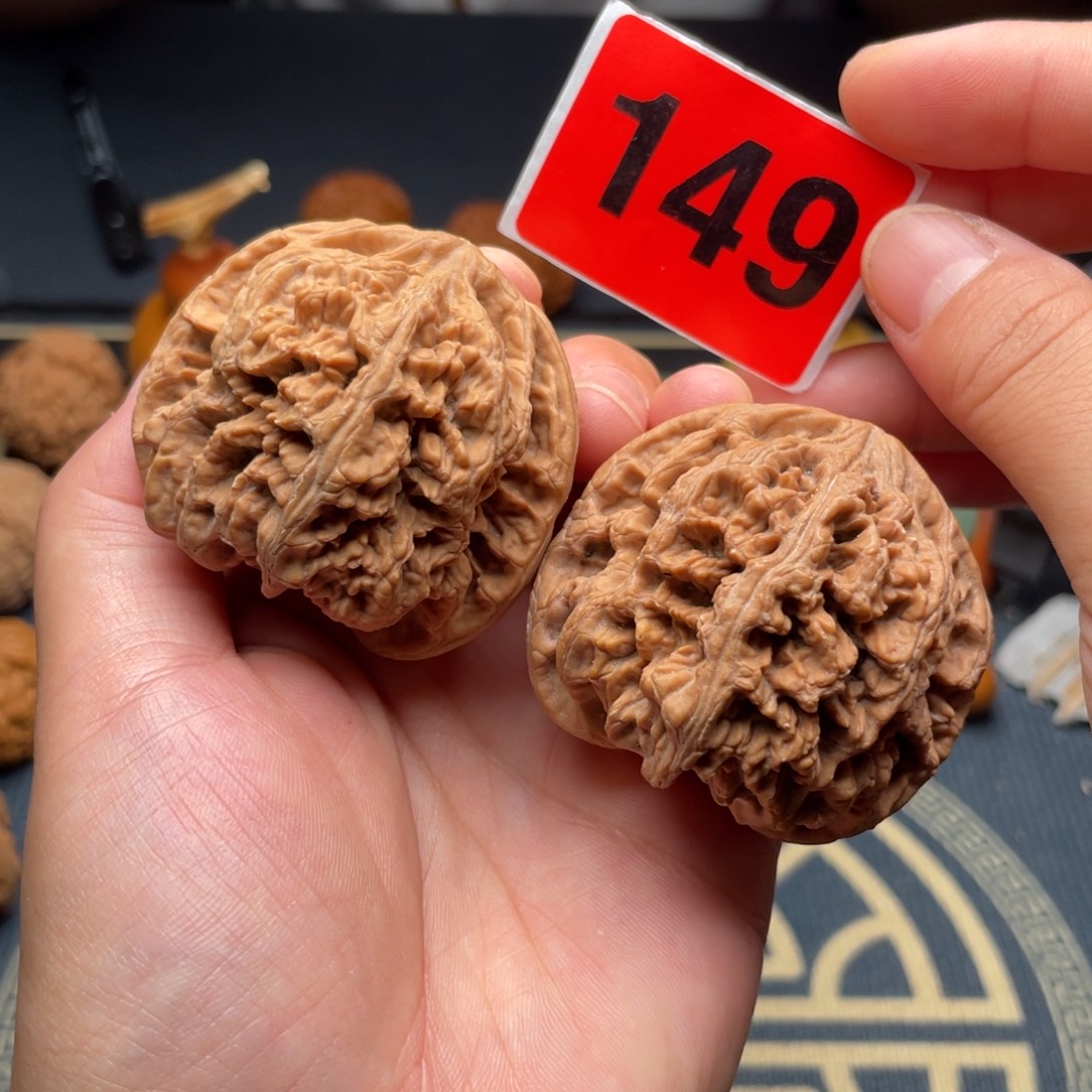 吊坠文玩核桃48全品粗筋149号