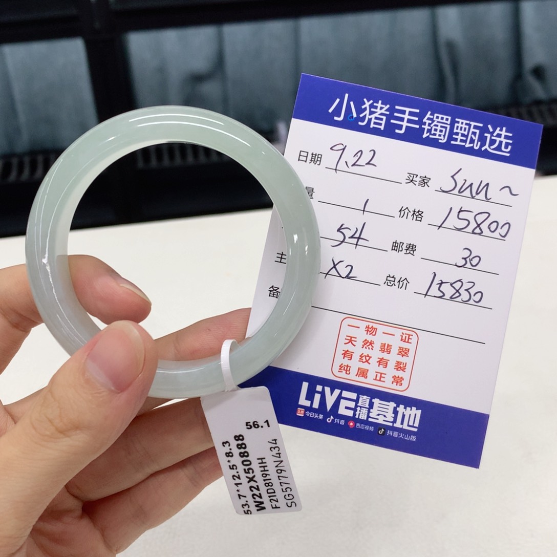 未镶嵌手镯翡翠S****