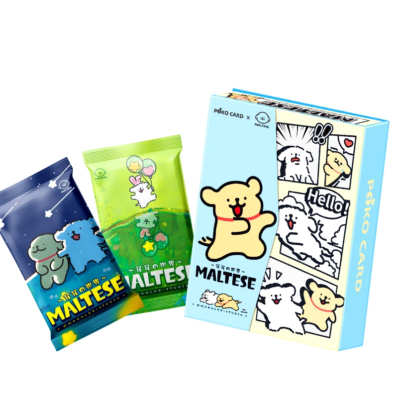 【1k2宠粉】Poko Card《线条小狗-花花世界》第二弹收藏卡牌（代拆）