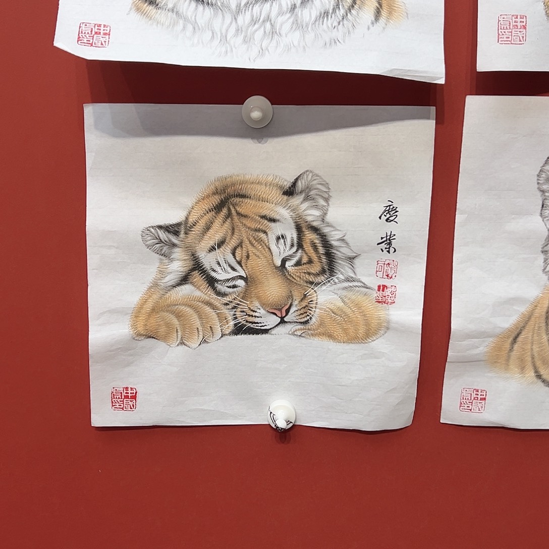 国画赵庆业老师国画作品月