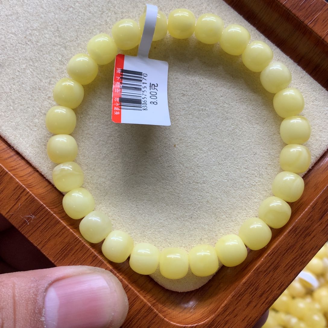 蜜蜡手链未镶嵌蜜蜡