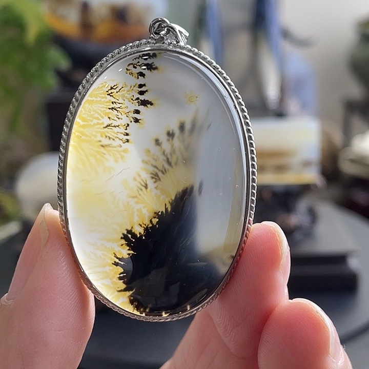 玛瑙/玉髓银S925镶嵌珠宝半成品