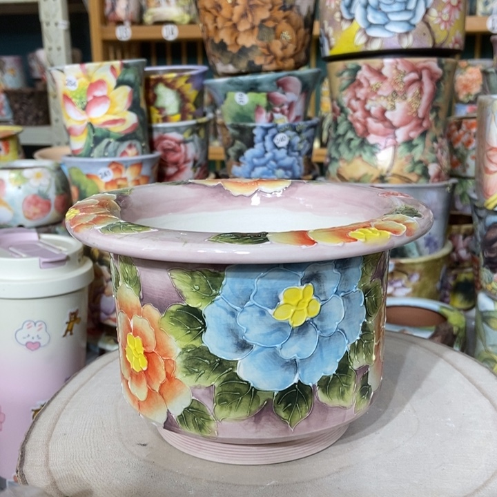 红陶景德镇艺术手绘作品