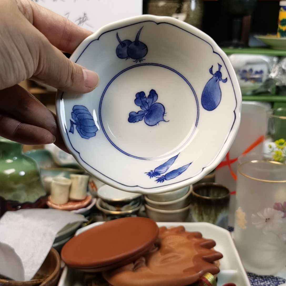 紫砂茶案陶瓷杯子碟子小碗