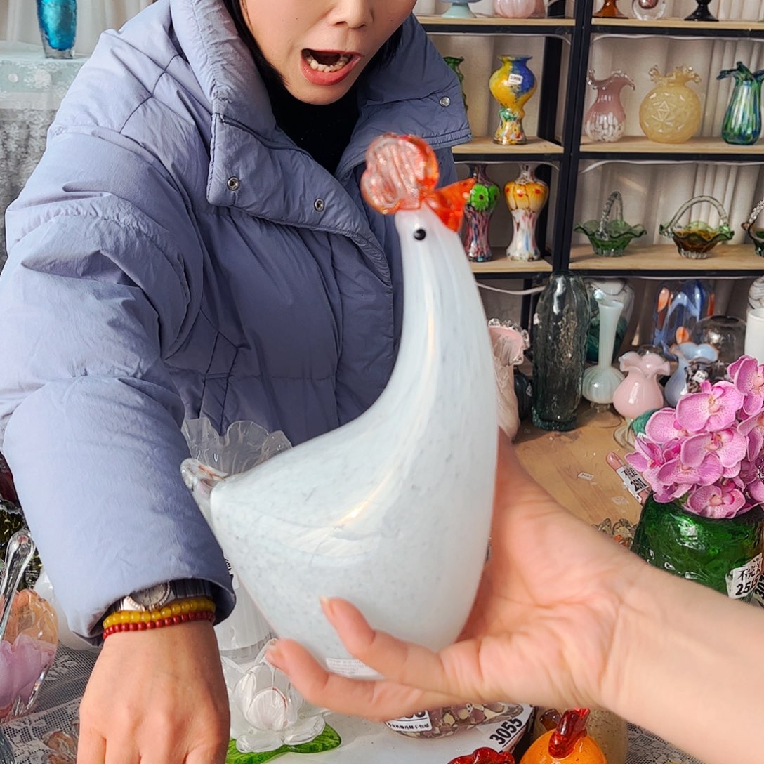 鸡家悦琉璃工艺品