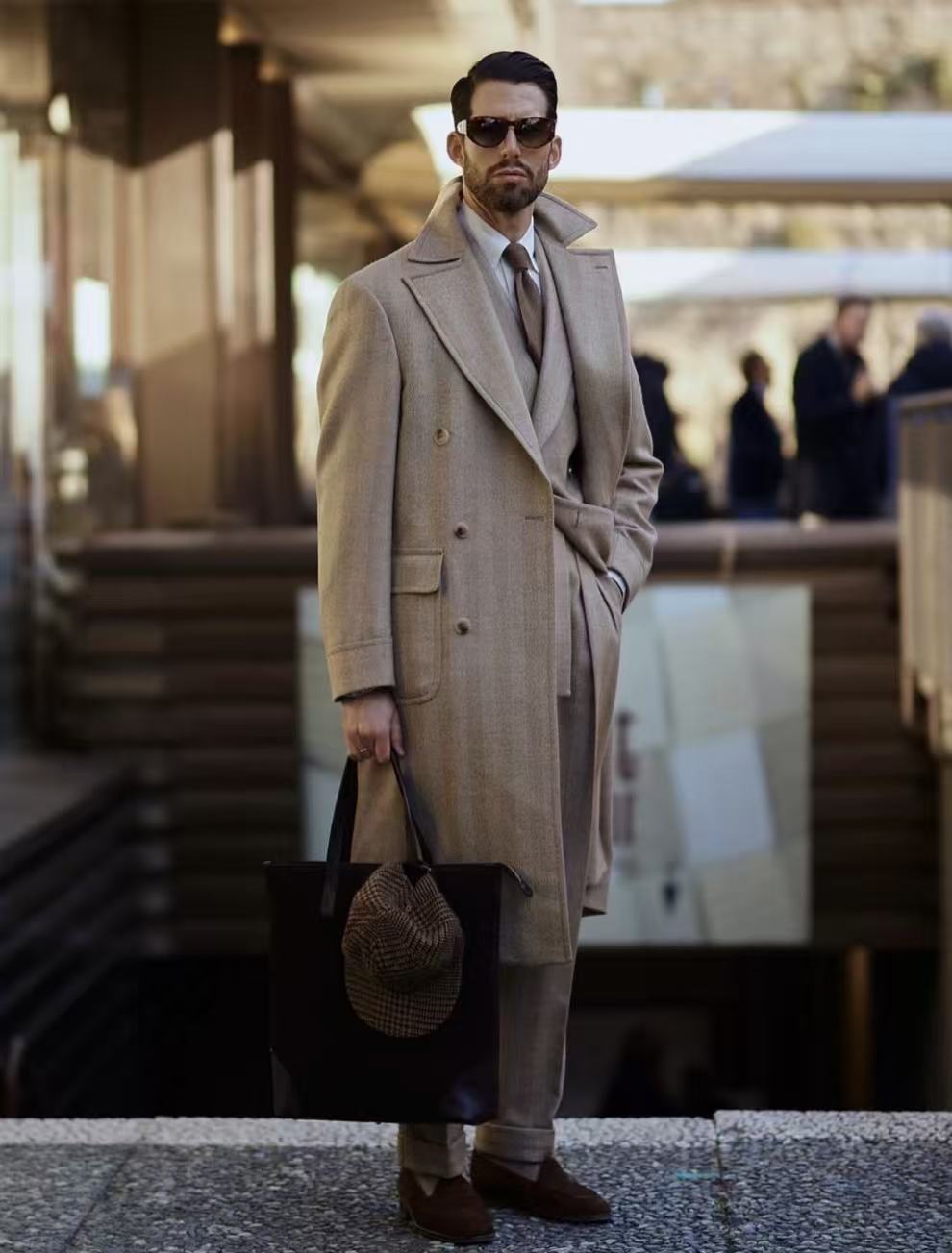 【31号链接绵羊毛四条杠】冬季专柜新款大牌轻奢男女同款外套T999