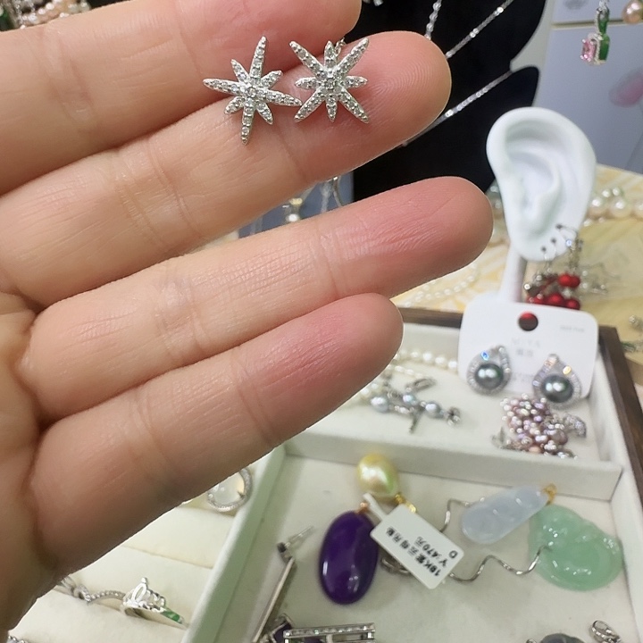沐***下925银时尚潮流时尚