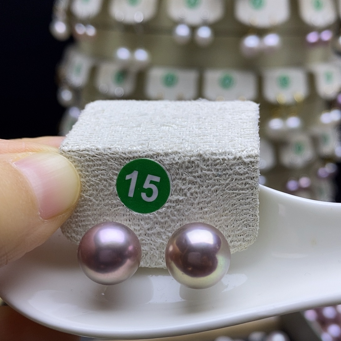 洁***伊耳饰银S925镶嵌淡水珍珠