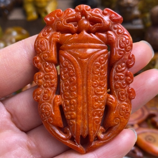 蛇纹石玉未镶嵌颈饰22