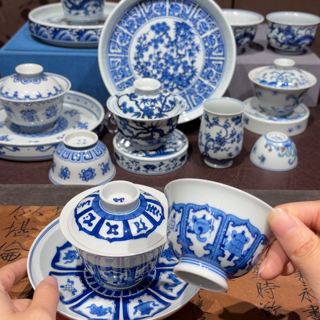 瓷片亦*景德镇纯手工手绘