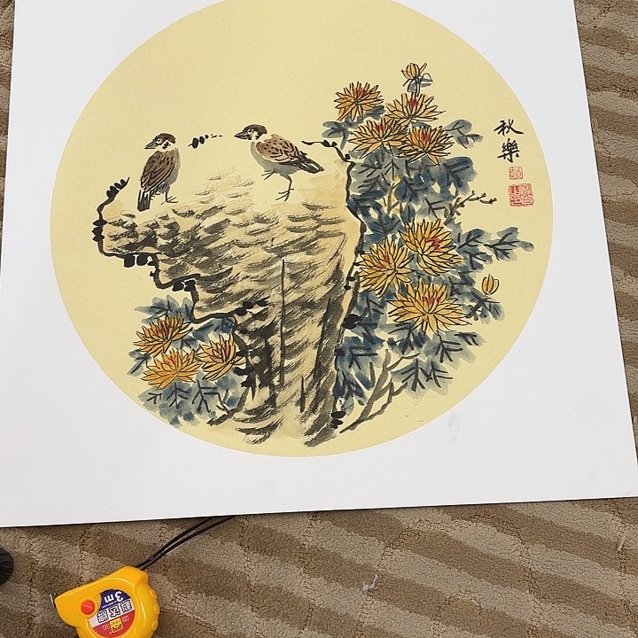 国画花鸟等动物为食之佳品的一种