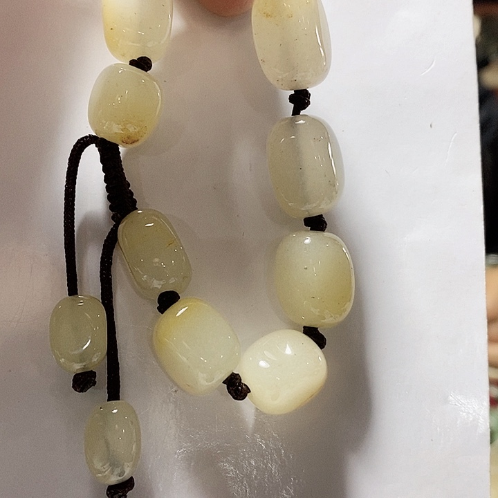 密玉（石英质玉）手链未镶嵌