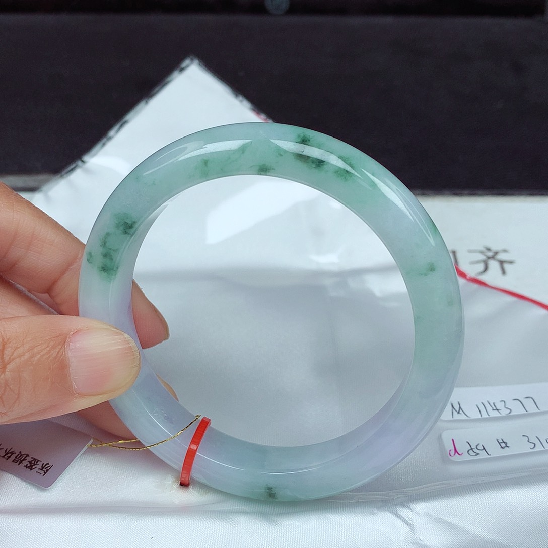 未镶嵌手镯翡翠59圈4377