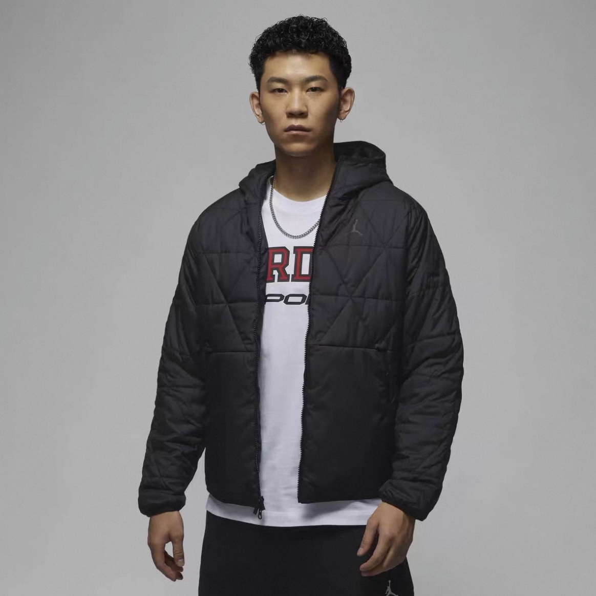 NIKE/耐克男款AJ运动休闲复古流光色棉服FZ3163010