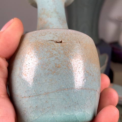 盘愚*清凉寺汝窑标本