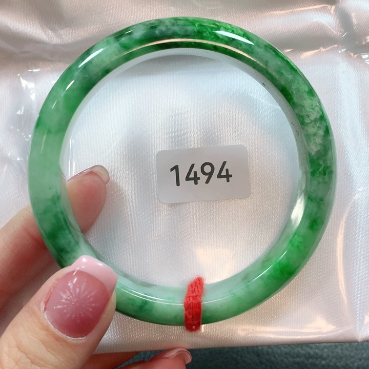 翡翠手镯未镶嵌用****猪天然翡翠手镯59