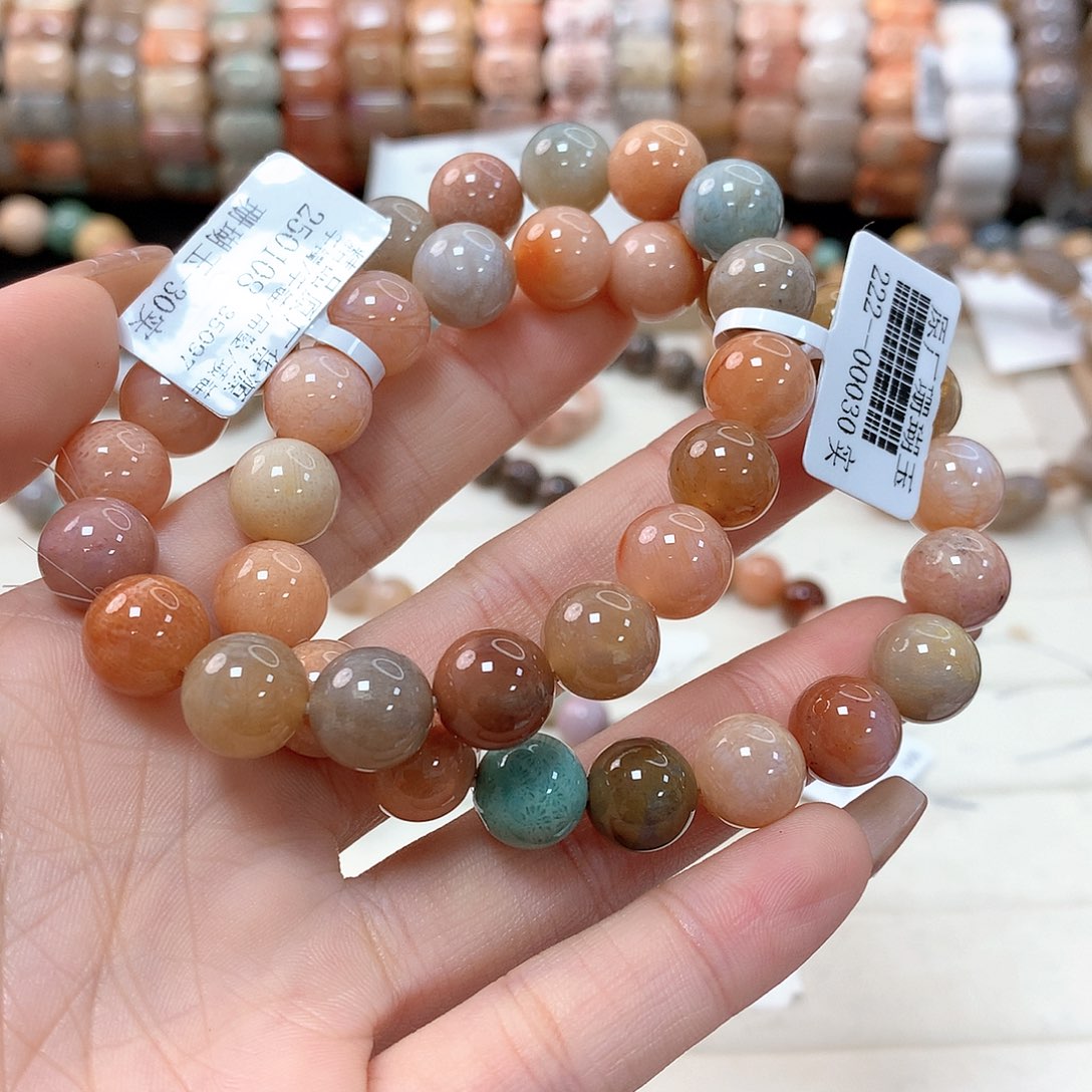 硅化珊瑚（珊瑚玉）手链未镶嵌小**～709