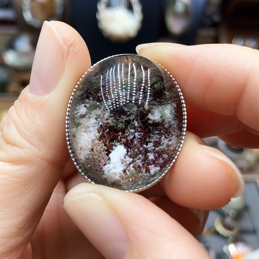 水晶魔盒银S925镶嵌水晶