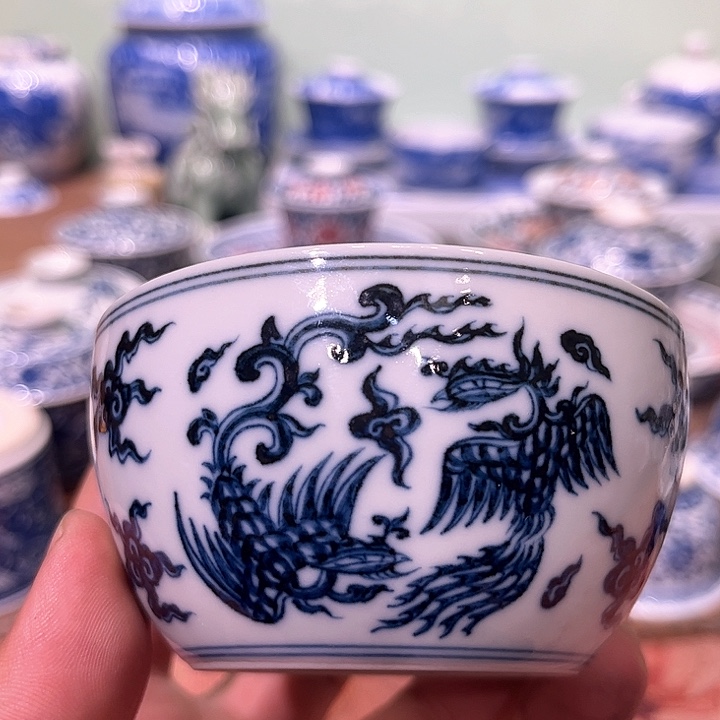 （闪购链接） 团凤青花主人杯