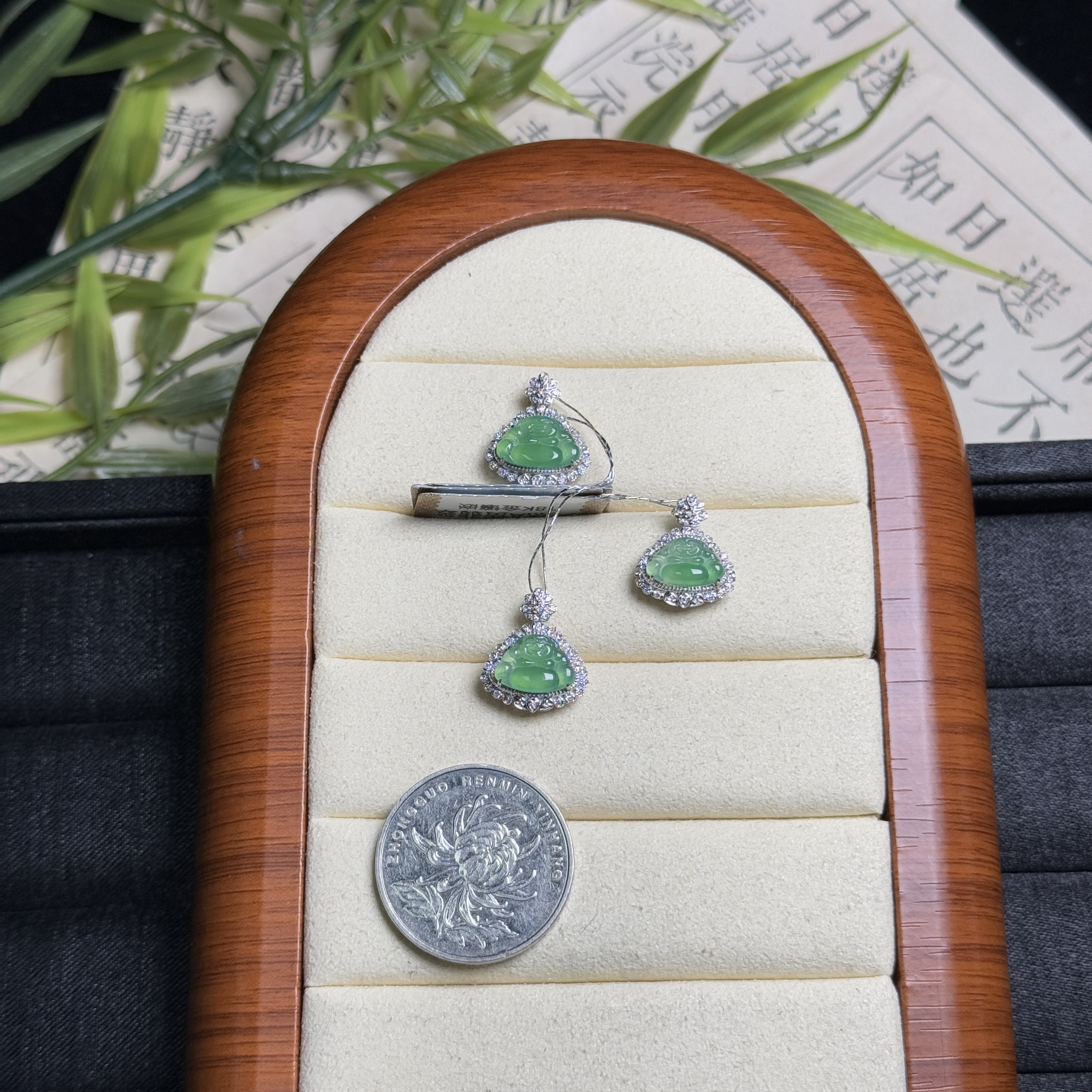 思懿珠宝  18K翡翠吊坠-2980-3-XMG-多样性发一