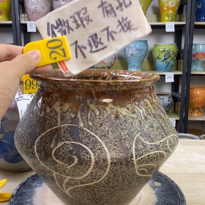 1tc景德镇陶瓷花盆