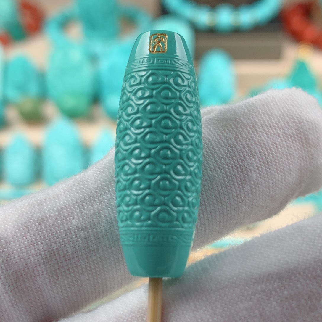 绿松石云纹卡11.5未镶嵌