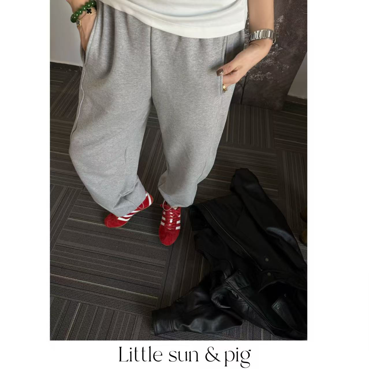 韩系小姐姐卫裤 no退no换