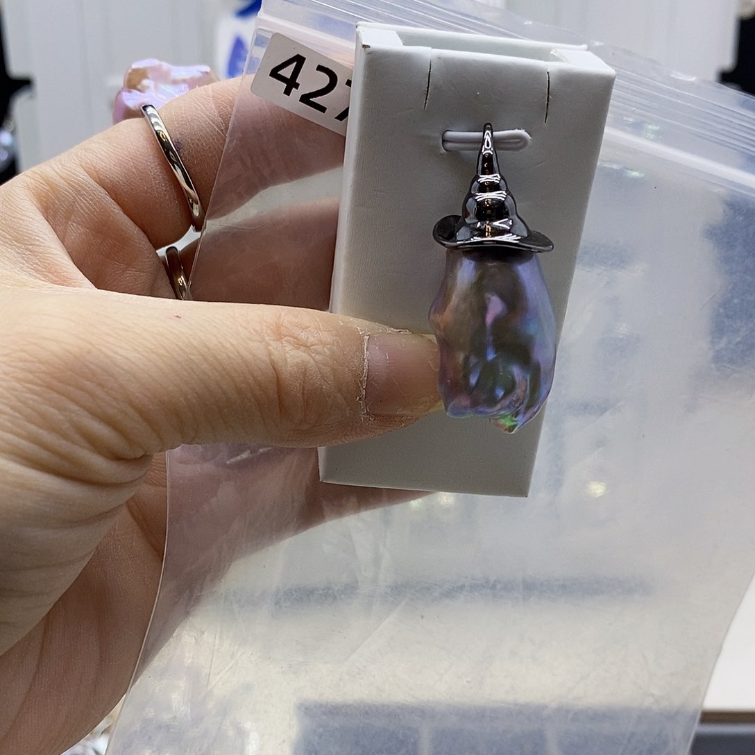 颈饰合金淡水珍珠