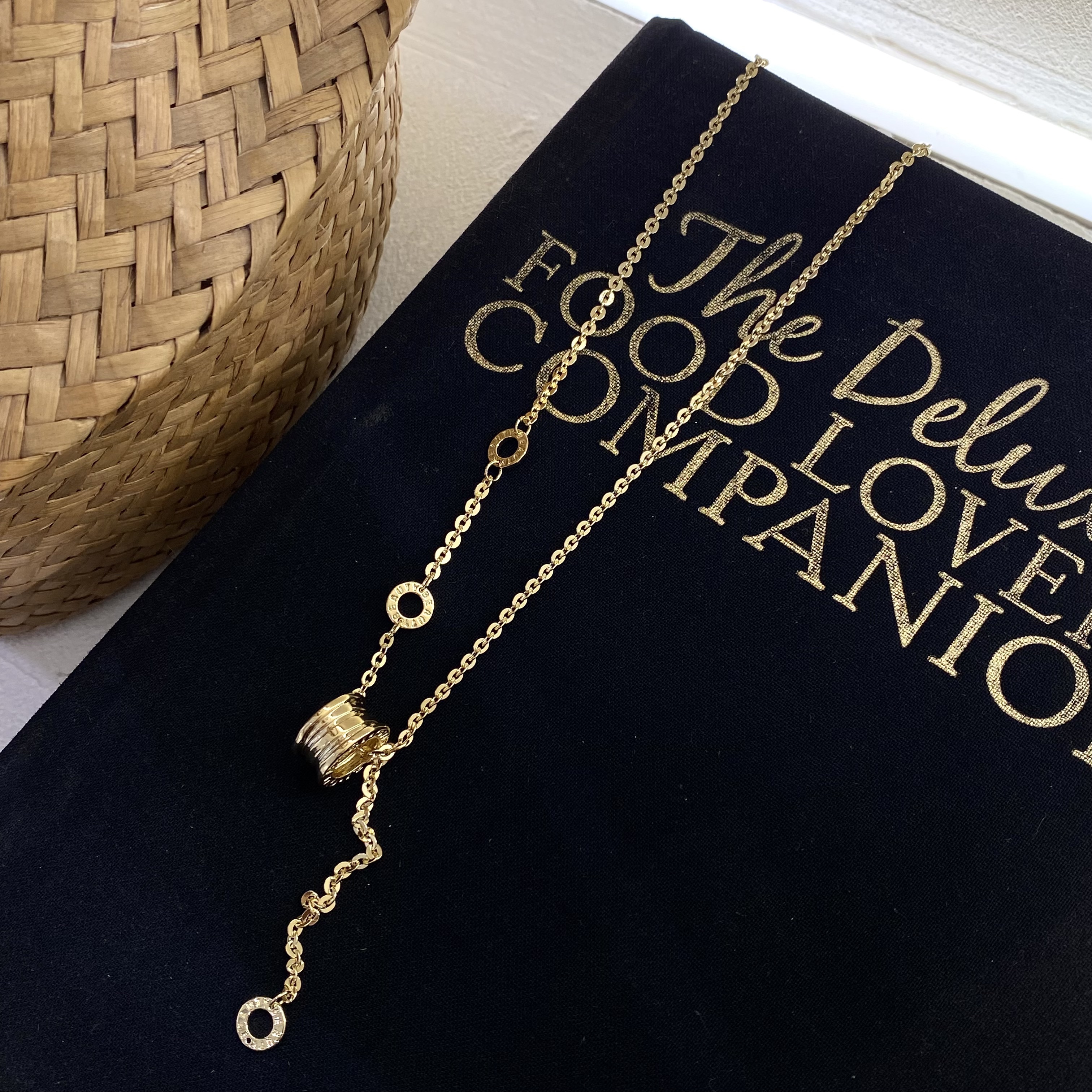 铜合金项链 T45时尚简约百搭小众项链43+3