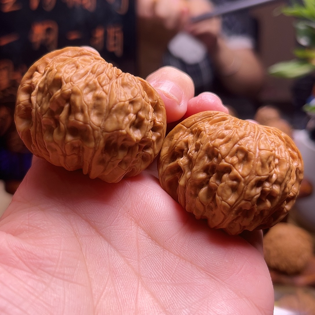 把件文玩核桃42尺磨盘5