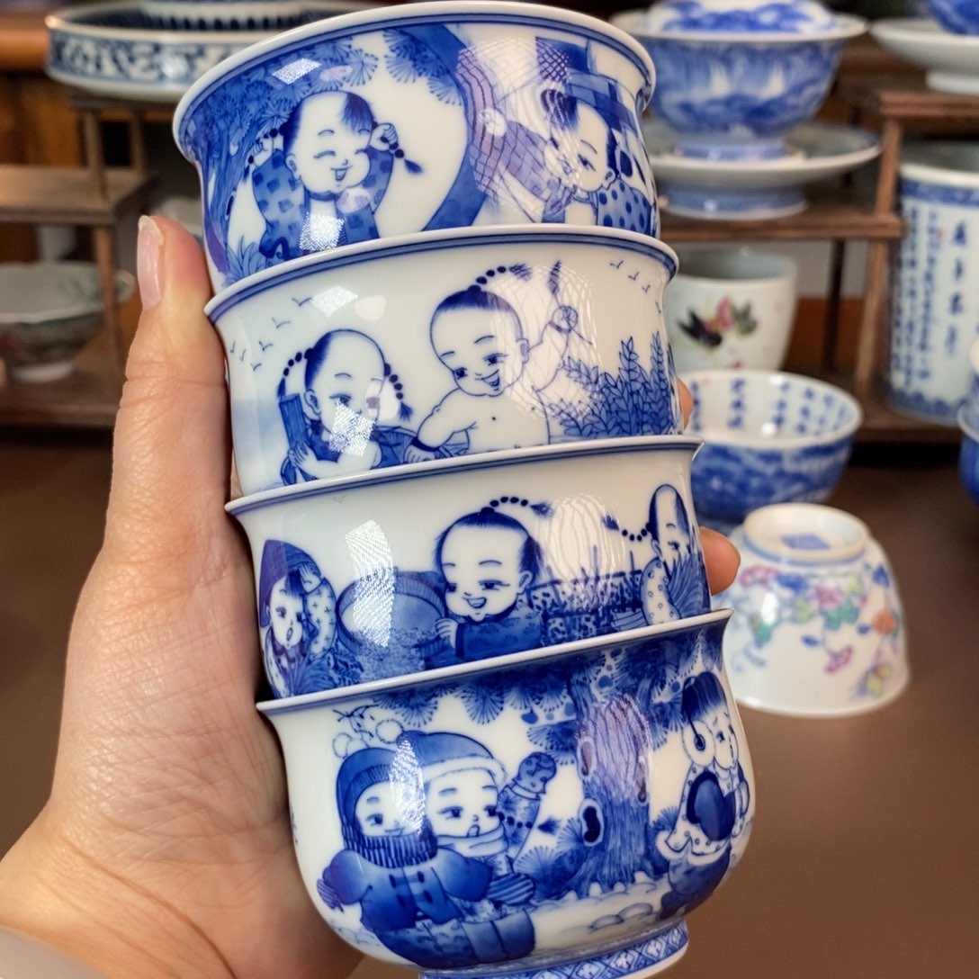 景德镇陶瓷手工手绘