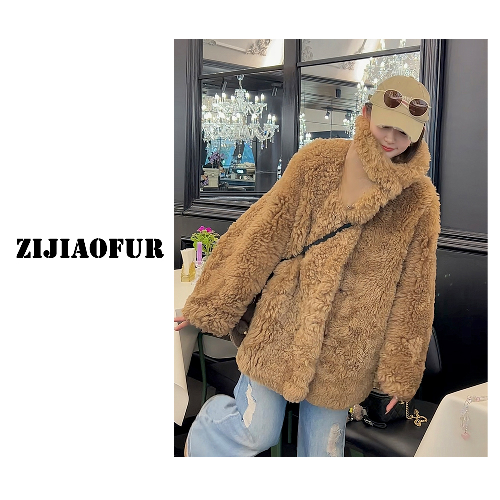 “暮冬如故”两面穿丨真皮皮毛一体经典百搭皮草外套 ZJPZ-2517