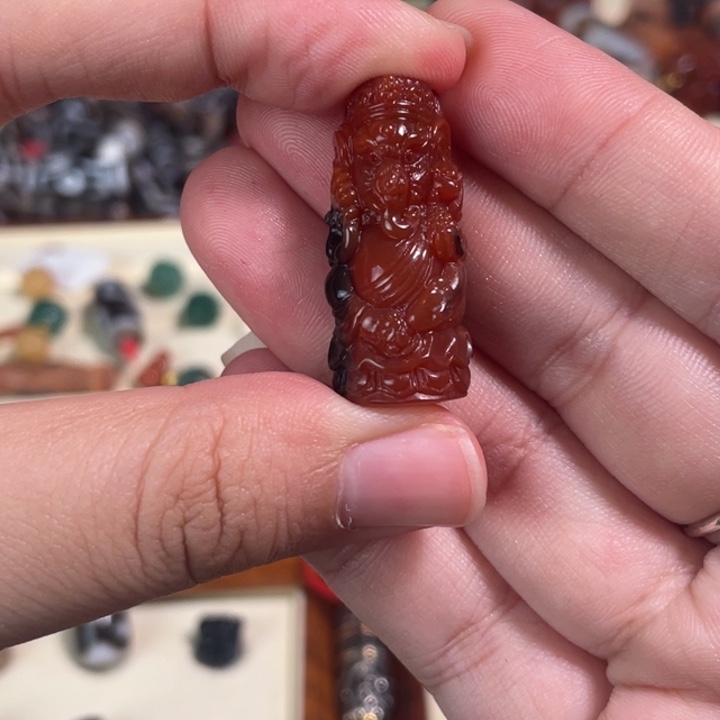 玛瑙/玉髓未镶嵌颈饰69象神