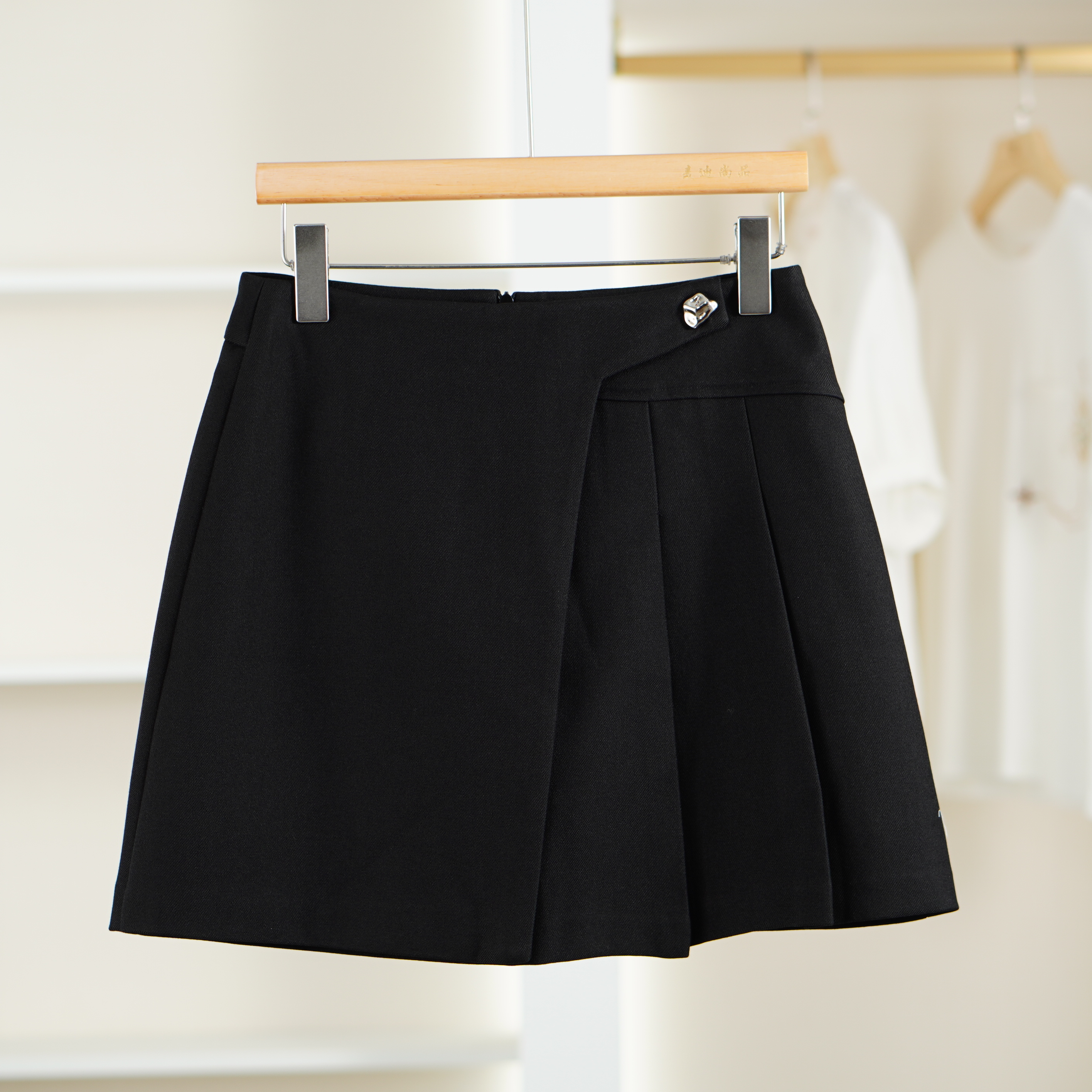 【麦笛·品牌新款】5081002 春秋简约气质西服长半裙品牌撤柜女装