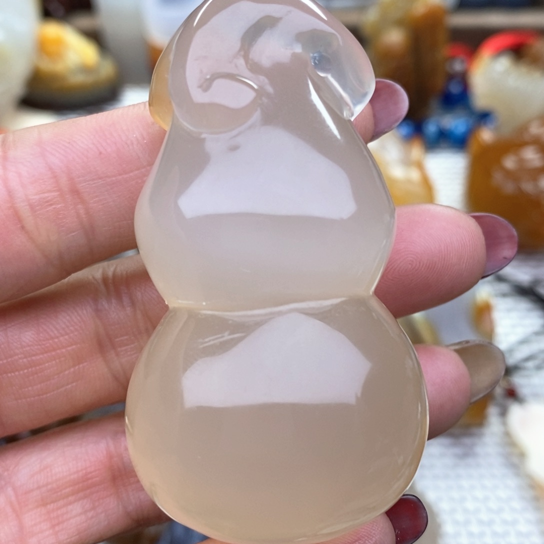 玛瑙/玉髓把件未镶嵌