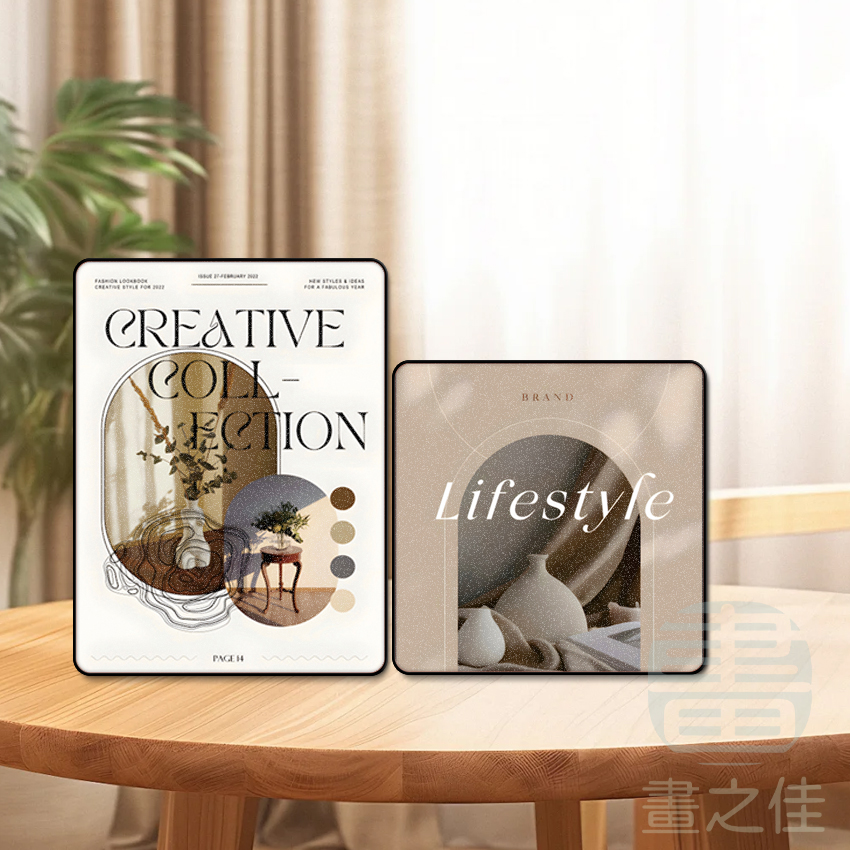 ins简约轻奢字母摆画北欧电视机下方冷淡风家居装饰画玄关装饰画