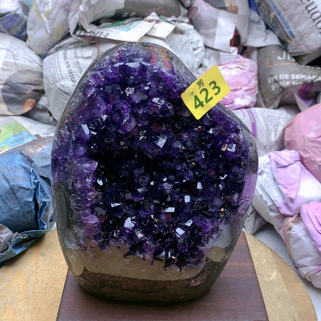 紫晶大型摆件（非配饰）未镶嵌L*敏