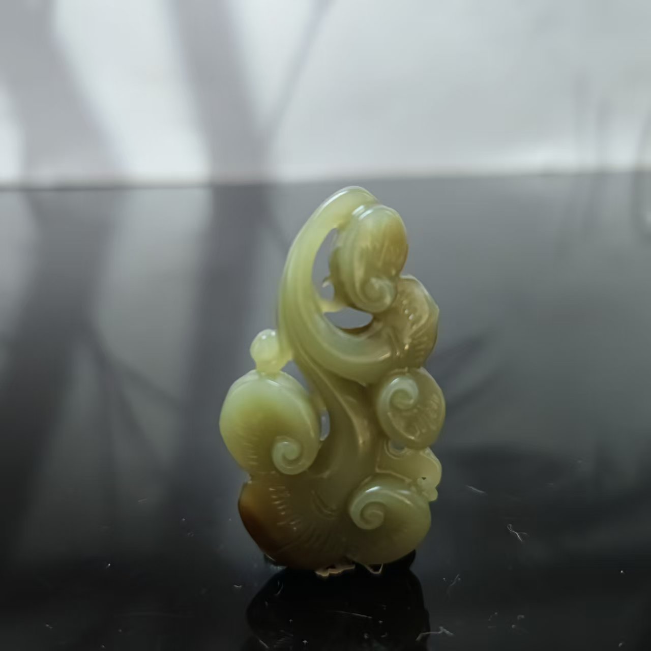 Q和田玉如意吊坠0467