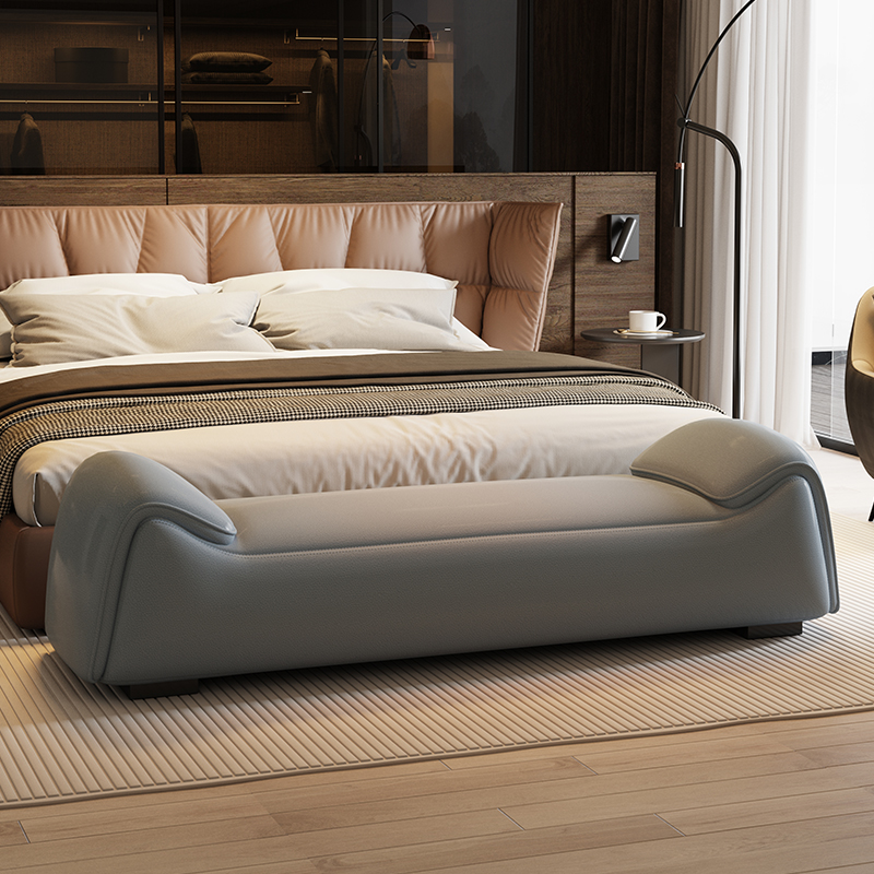 换鞋凳卧室床尾凳轻奢高级感床边服装店衣帽间长条凳子北欧换鞋凳