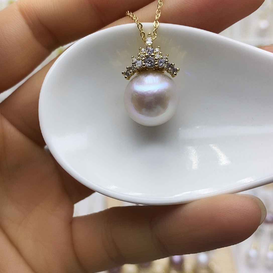 淡水珍珠颈饰合金