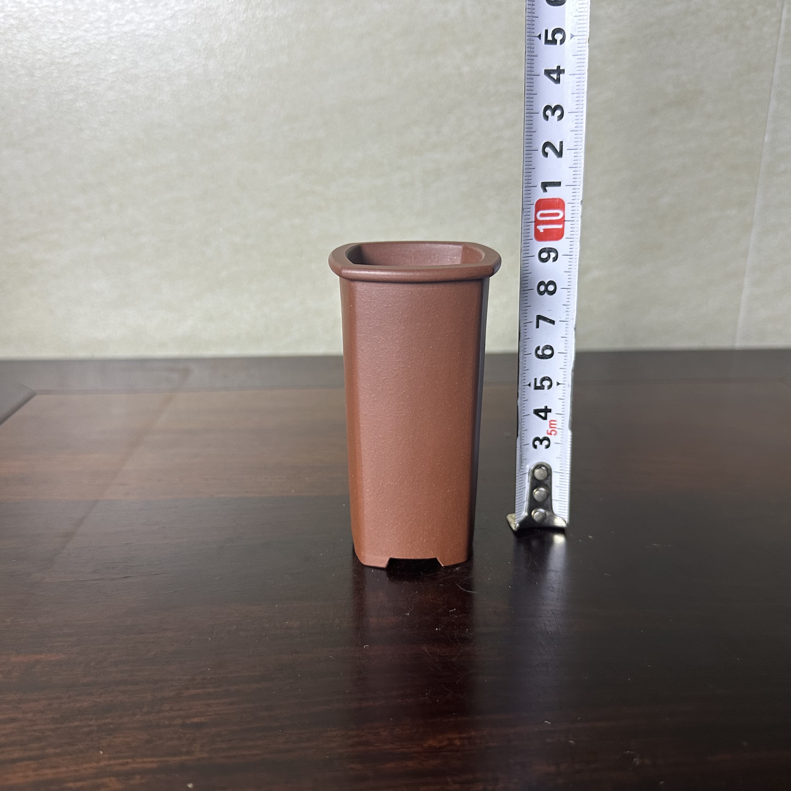迷你小花盆，宜兴黄龙山原矿紫泥（全手工制作）