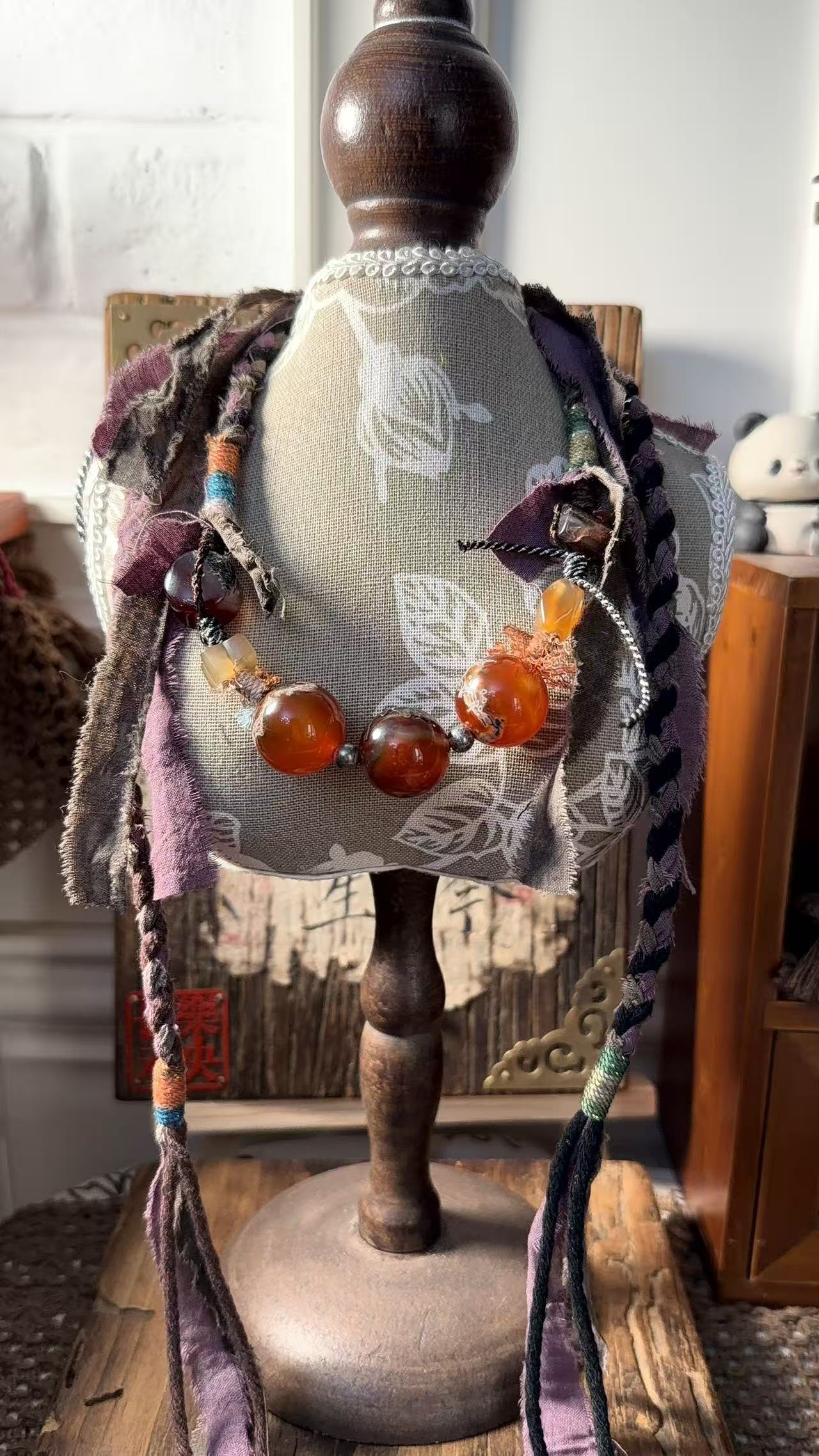 玛瑙天珠手工编绳项链手绳成品废土风多样性发货（直播间选款为准）